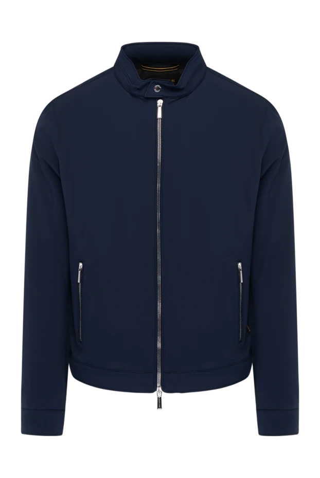 Moorer men's blue jacket made of polyamide and polyurethane 180224 - photo 1