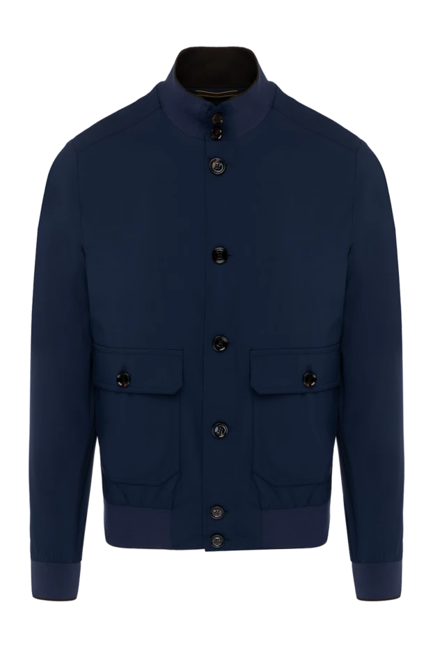 Moorer man men's blue jacket made of polyamide and polyurethane buy with prices and photos 180225 - photo 1