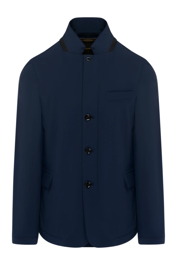 Moorer men's blue jacket made of polyamide and polyurethane 180229 - photo 1