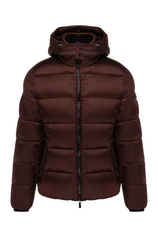 Moorer men's burgundy polyamide down jacket 180231 - photo 1