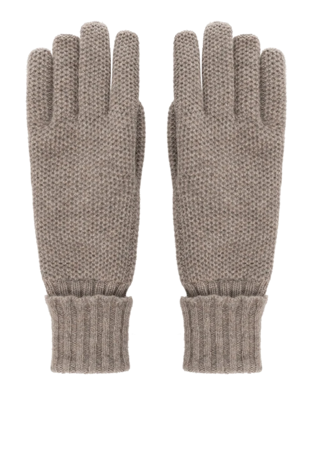 Moorer women's brown cashmere gloves 180237 - photo 1