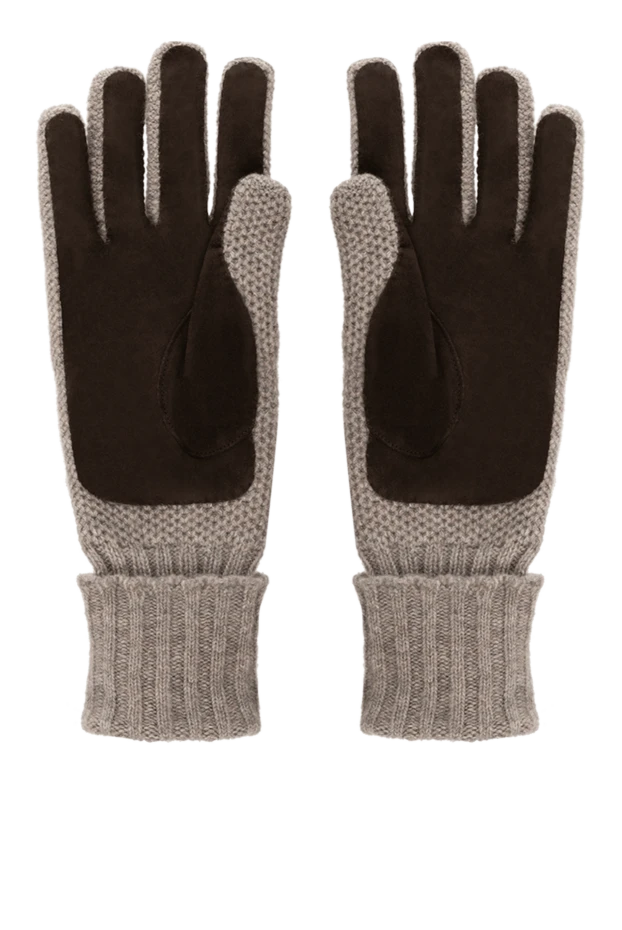 Moorer woman women's brown cashmere gloves buy with prices and photos 180237 - photo 2