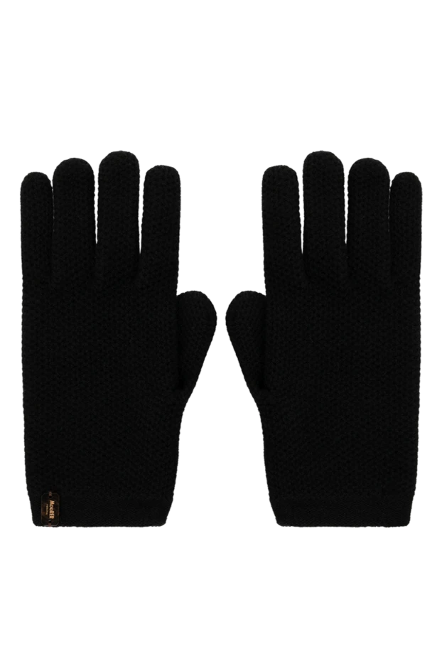 Moorer woman women's black cashmere gloves 180241 - photo 1