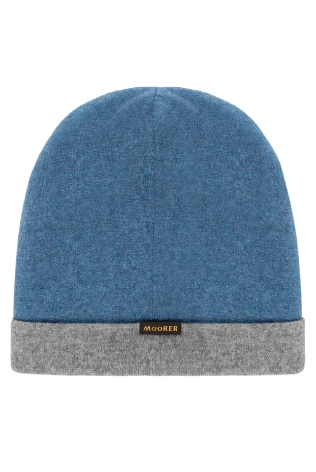 Moorer man men's blue cashmere hat buy with prices and photos 180244 - photo 2