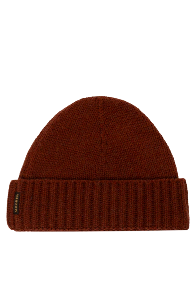 Moorer man men's burgundy cashmere hat buy with prices and photos 180253 - photo 1