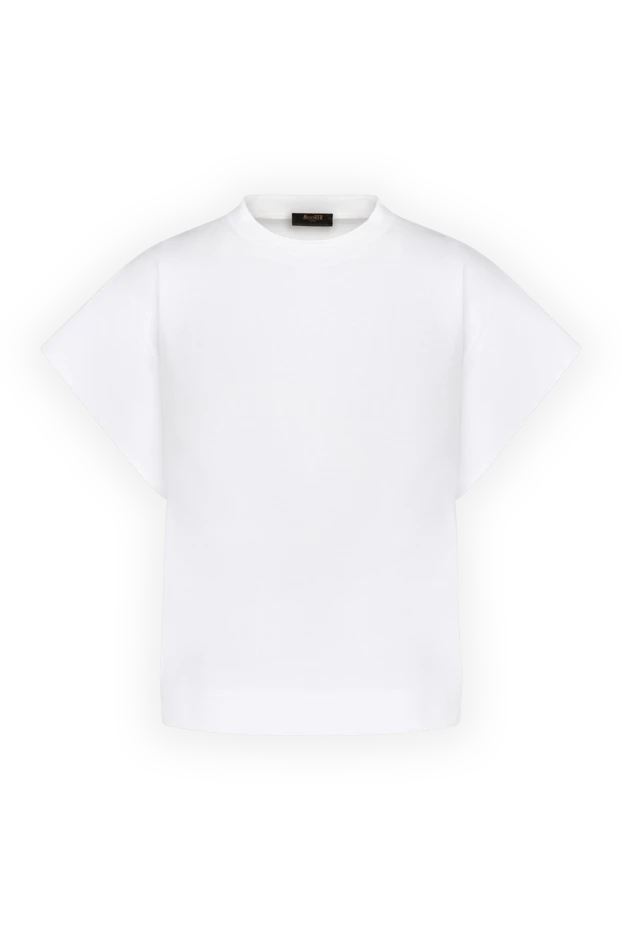 Moorer women's white t-shirt made of cotton 180254 - photo 1