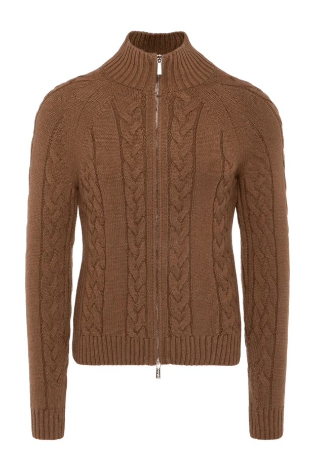 Moorer man men's brown cashmere cardigan buy with prices and photos 180257 - photo 1