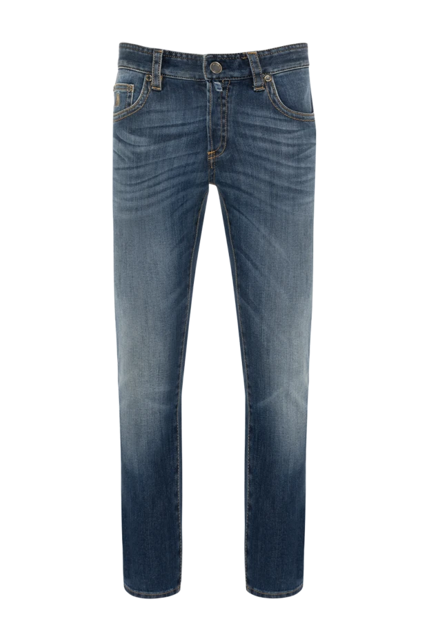 Moorer man men's blue jeans made of cotton and elastane 180258 - photo 1