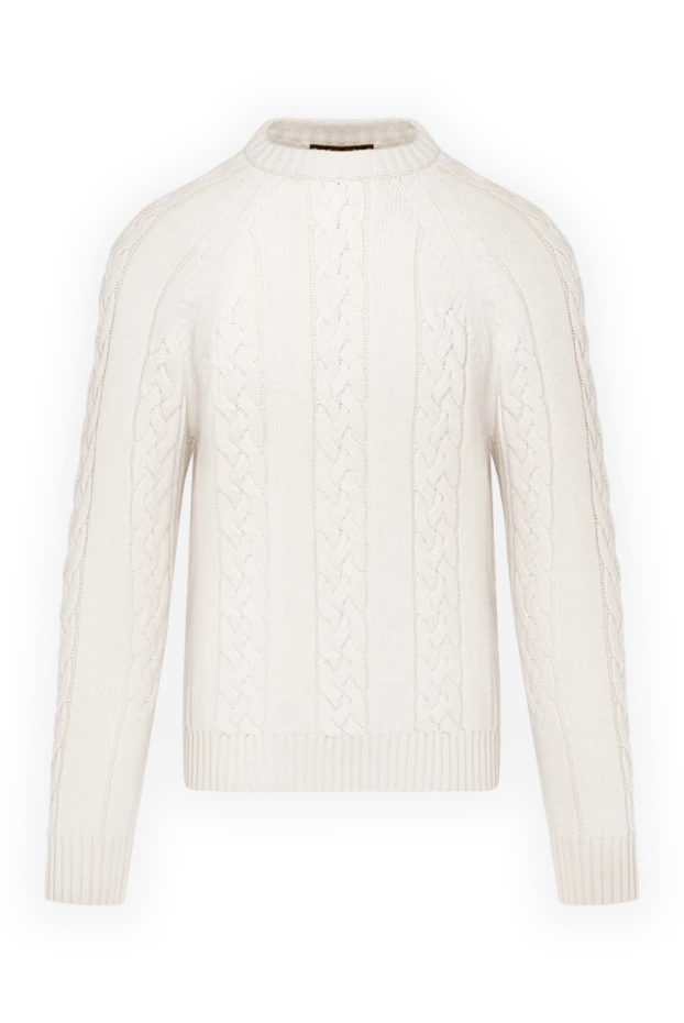 Moorer man men's white cashmere jumper buy with prices and photos 180263 - photo 1