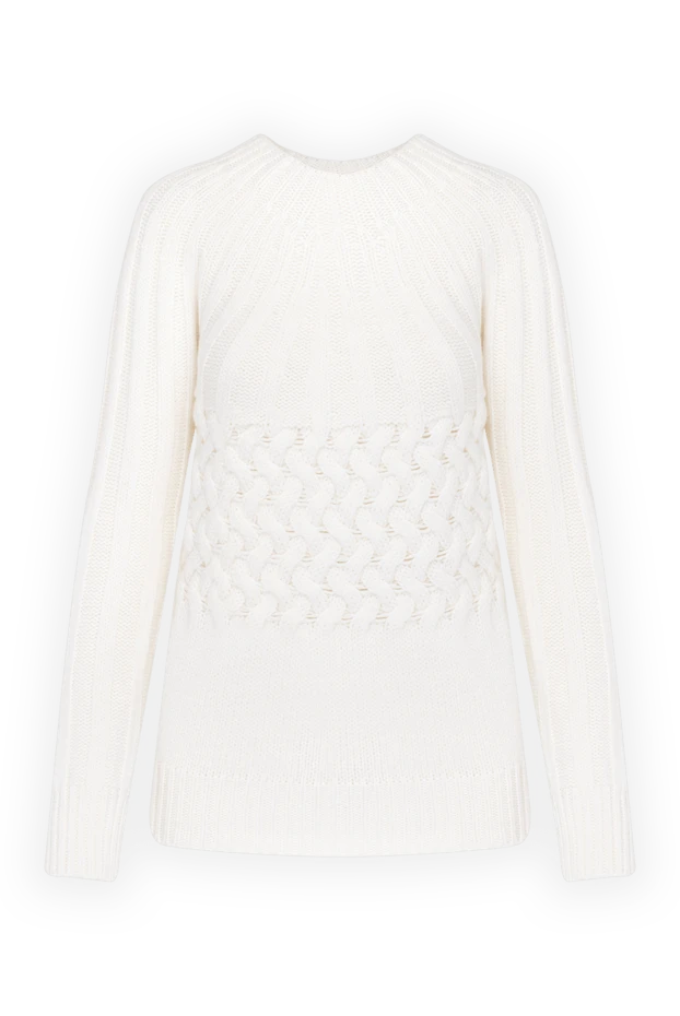 Moorer woman women's white wool jumper buy with prices and photos 180264 - photo 1