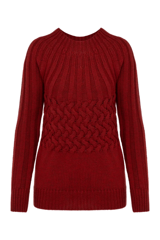 Moorer woman women's burgundy wool jumper buy with prices and photos 180265 - photo 1