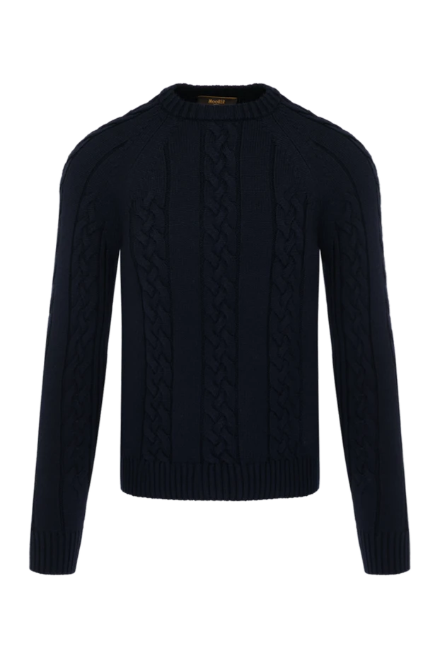 Moorer men's blue woolen jumper 180278 - photo 1