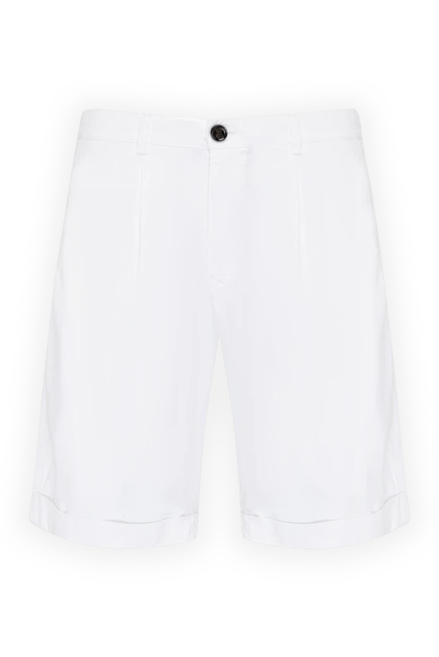 Moorer white men's shorts made of cotton and elastane 180282 - photo 1