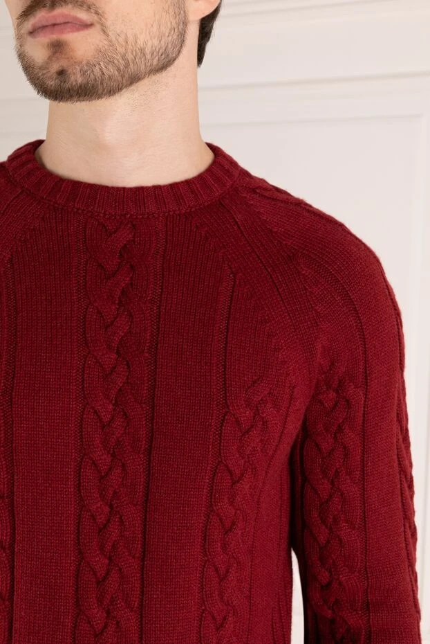 Moorer man men's red cashmere jumper buy with prices and photos 180288 - photo 2