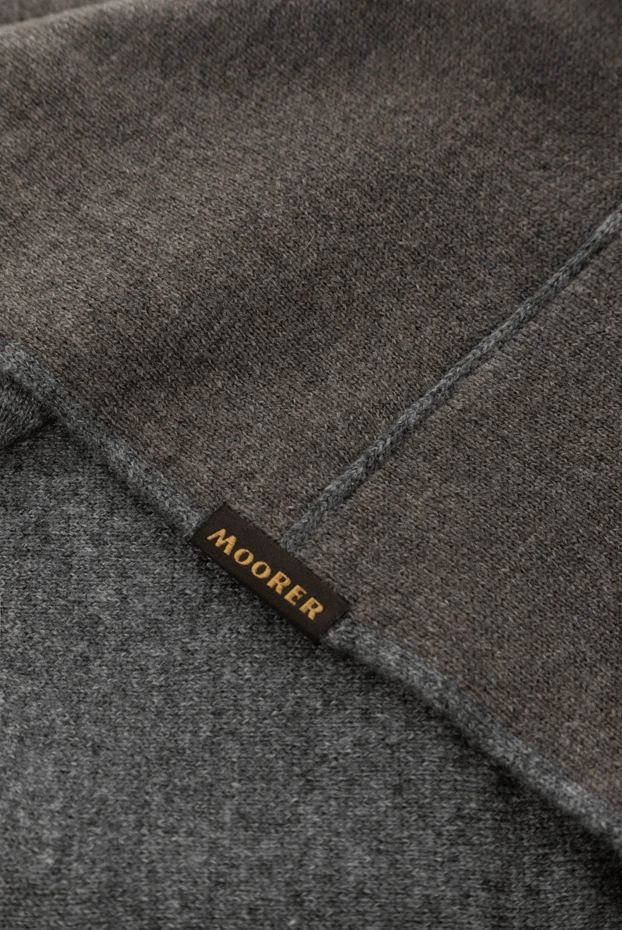 Moorer man men's gray cashmere scarf buy with prices and photos 180300 - photo 2