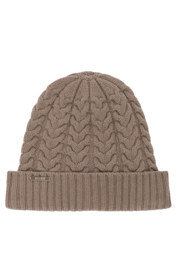 Moorer woman women's beige cashmere hat 180306 - photo 1