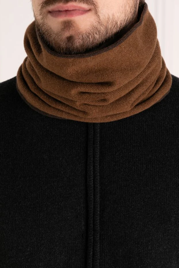 Moorer man men's brown cashmere scarf buy with prices and photos 180307 - photo 2