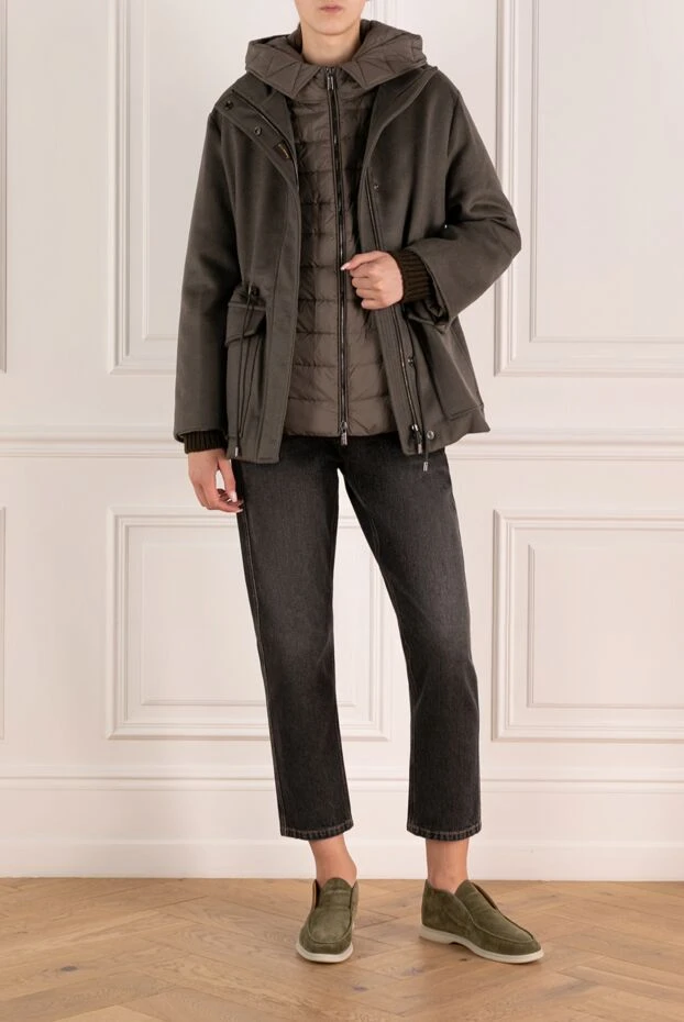 Moorer woman women's gray wool and cashmere jacket buy with prices and photos 180317 - photo 2