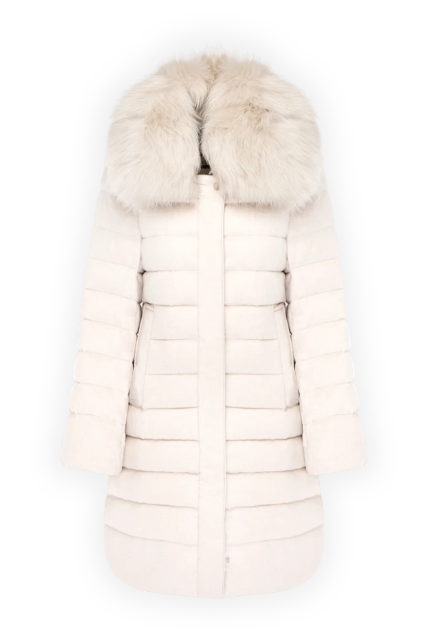 Moorer woman women's white cashmere down jacket buy with prices and photos 180322 - photo 1