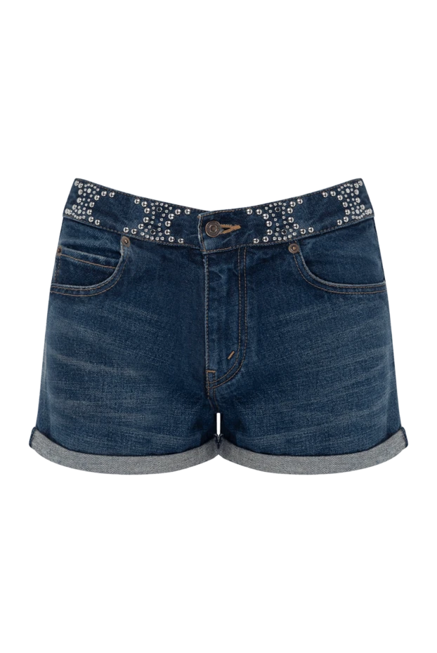 Celine blue denim shorts for women made of cotton 180324 - photo 1