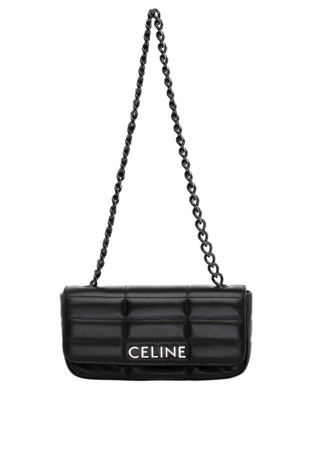 Celine women's bag gray genuine leather with logo 180327 - photo 1