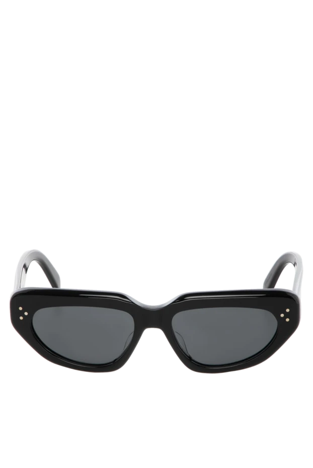 Celine woman women's sunglasses, black, plastic 180329 - photo 1