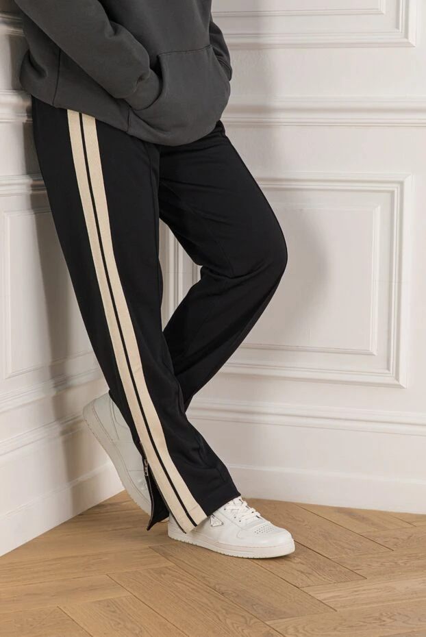 Prada white men's sneakers made of genuine leather 180331 - photo 2