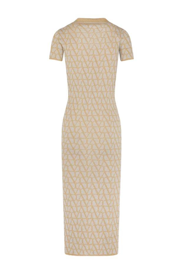 Valentino woman women's beige viscose dress buy with prices and photos 180341 - photo 2