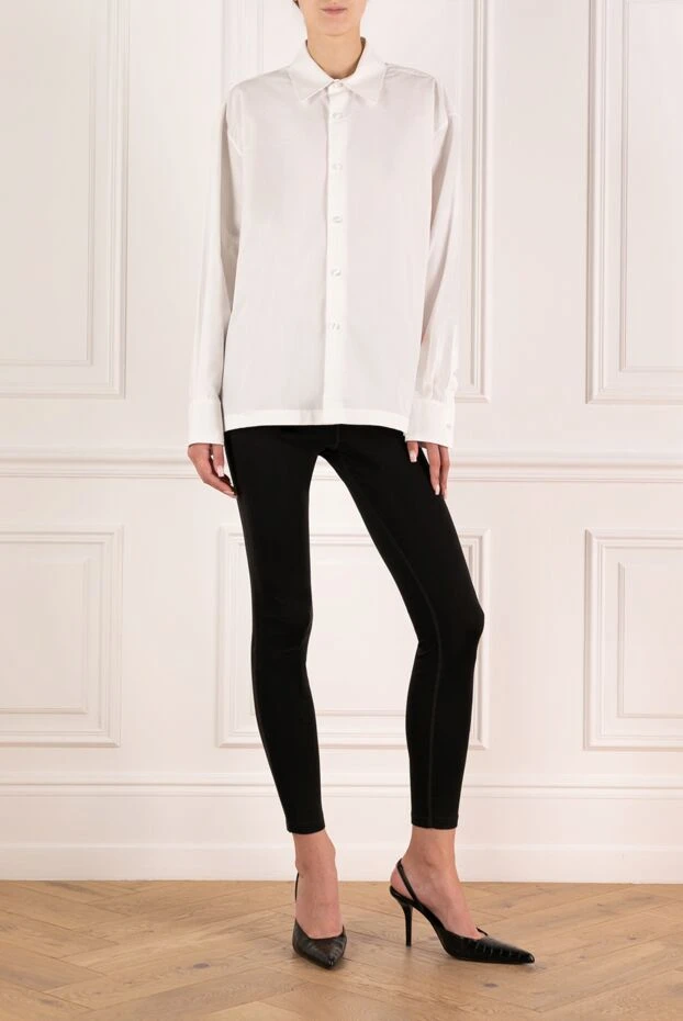 Alexanderwang woman women's white cotton shirt 180363 - photo 2