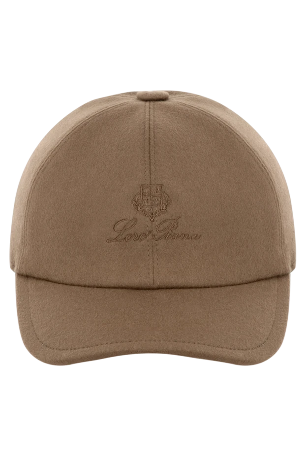 Loro Piana man men's brown cashmere cap 180425 - photo 1