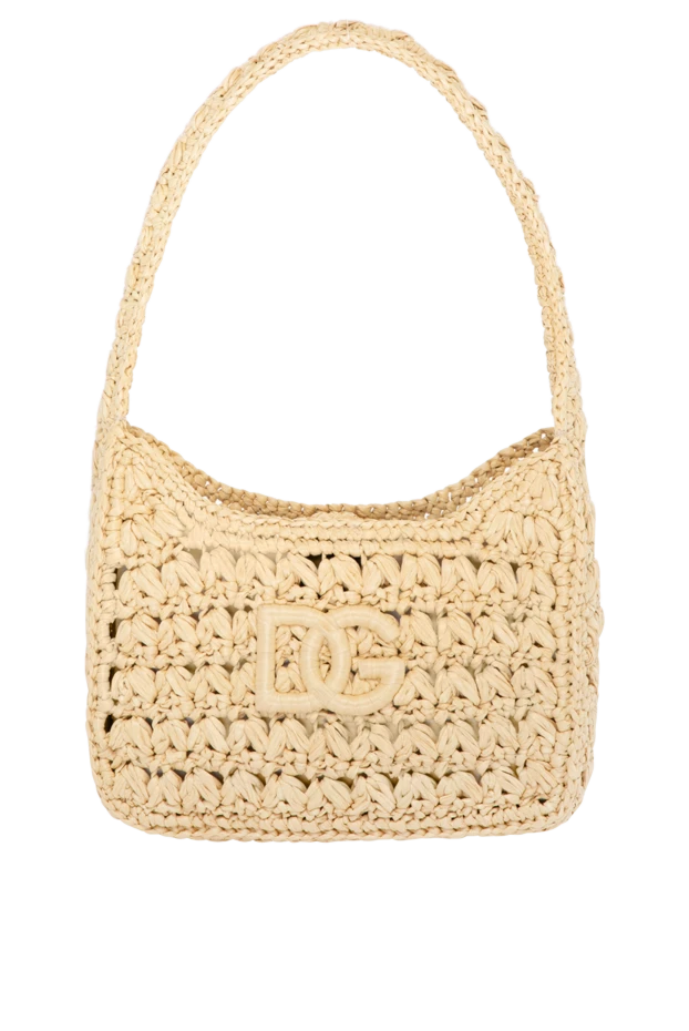 Dolce & Gabbana woman women's beige raffia bag buy with prices and photos 180444 - photo 1