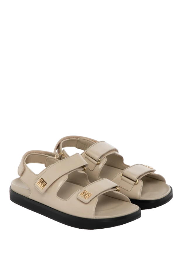 Givenchy woman women's sandals, beige, made of genuine leather buy with prices and photos 180485 - photo 2