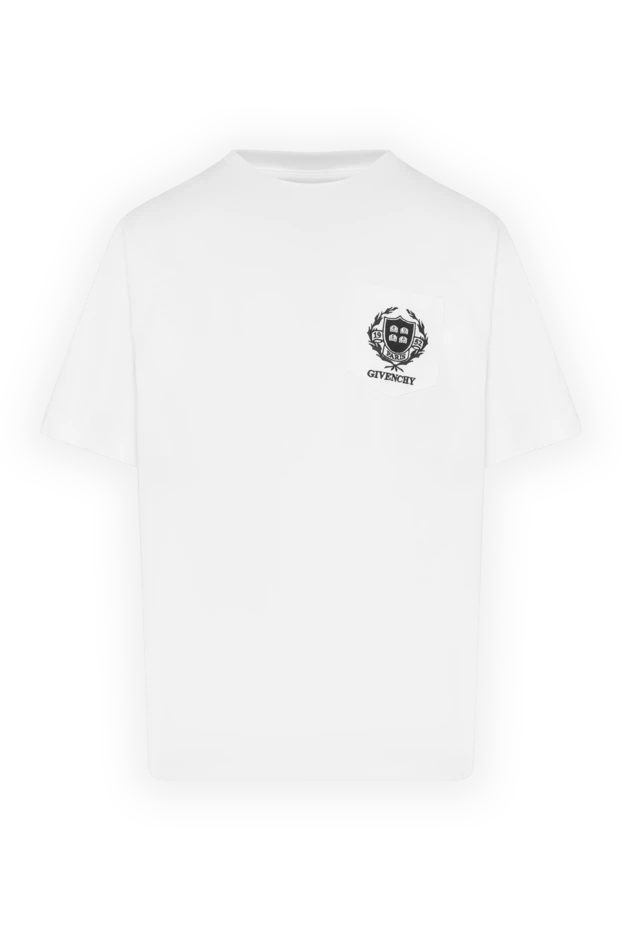 Givenchy men's t-shirt white with a pocket 180487 - photo 1