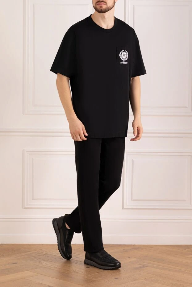 Givenchy men's black t-shirts with a pocket 180488 - photo 2