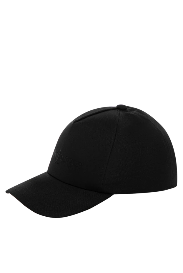 Saint Laurent man men's black cotton cap buy with prices and photos 180517 - photo 2