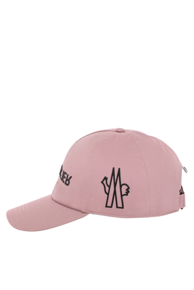 Moncler woman women's pink cotton cap buy with prices and photos 180537 - photo 2