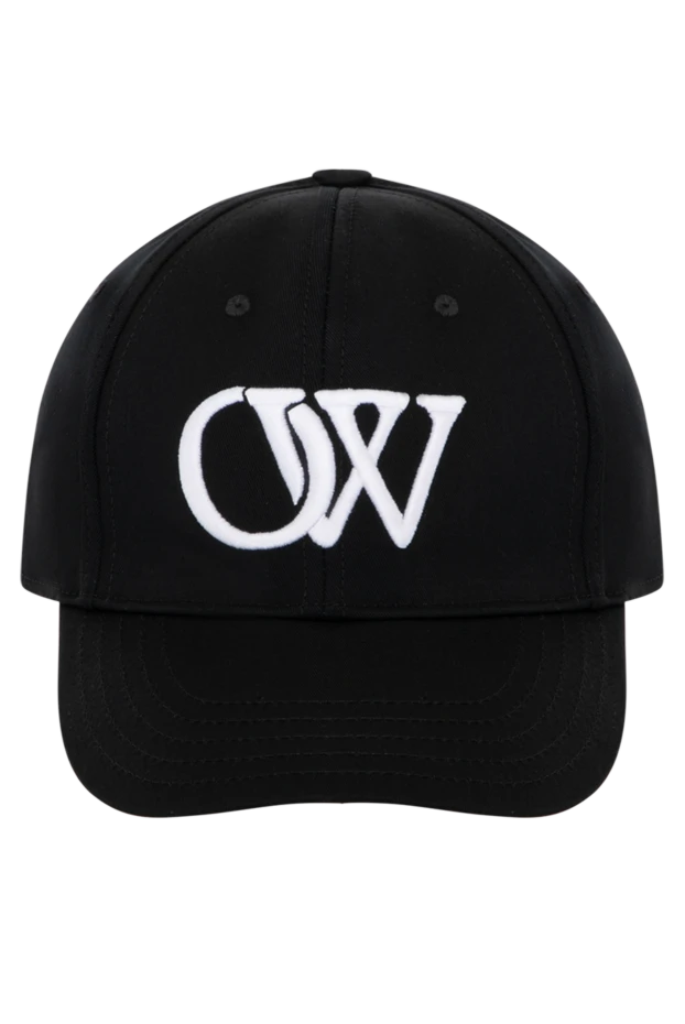 Off-White man men's black cotton cap buy with prices and photos 180541 - photo 1