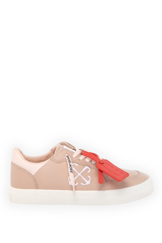 Off-White woman women's sneakers, beige, made of genuine leather buy with prices and photos 180545 - photo 1