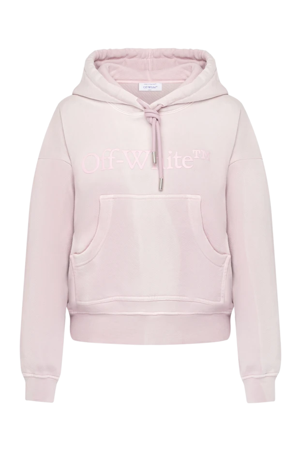 Off-White hoodie for women pink with logo 180554 - photo 1