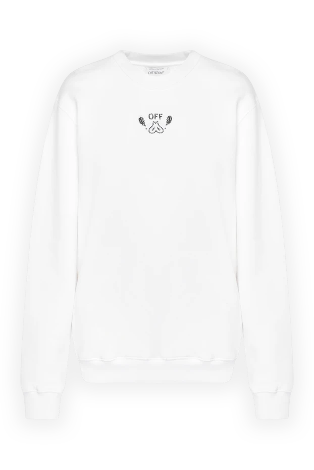 Women's sweatshirt white with logo