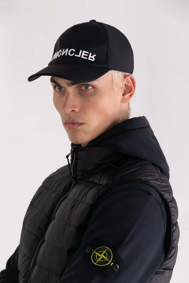 Moncler man men's black cap 180588 - photo 2