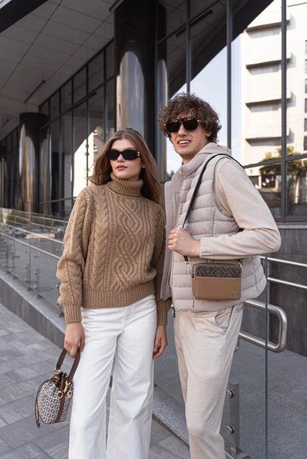 Fendi shoulder bag for men beige 180642 - photo 2