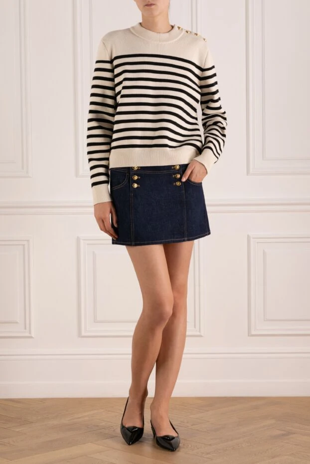 Celine blue denim mini skirt 180649 - photo 2