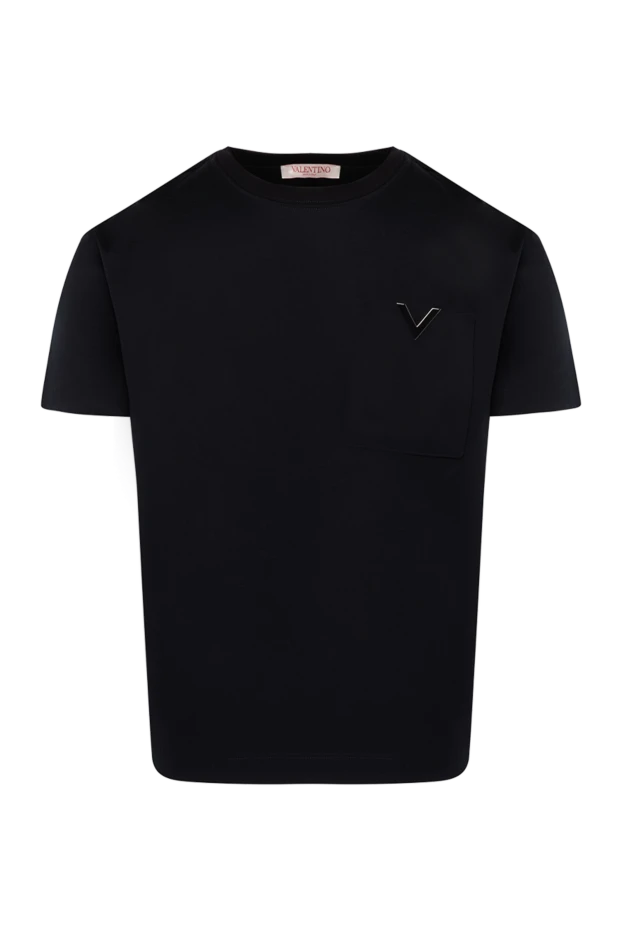 Valentino black men's t-shirt made of cotton 180665 - photo 1