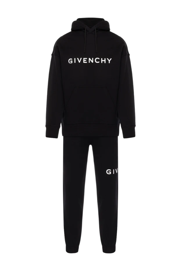 Givenchy костюм прогулочный мужской черный с капюшоном костюм прогулочный с капюшоном 180695 - фото 1