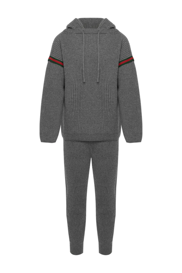 Gucci men's walking suit in gray with ribbing 180709 - photo 1