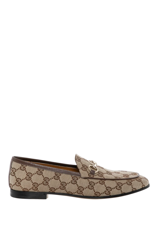 Gucci women's loafers with a logo made of textile. 180717 - photo 1