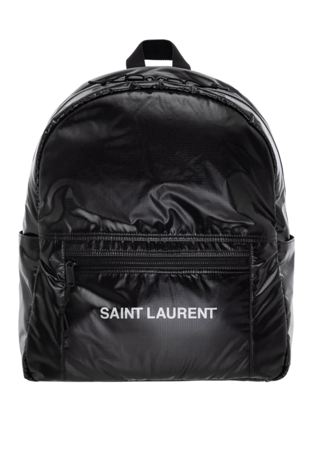 Saint Laurent men's black backpack with logo 180743 - photo 1