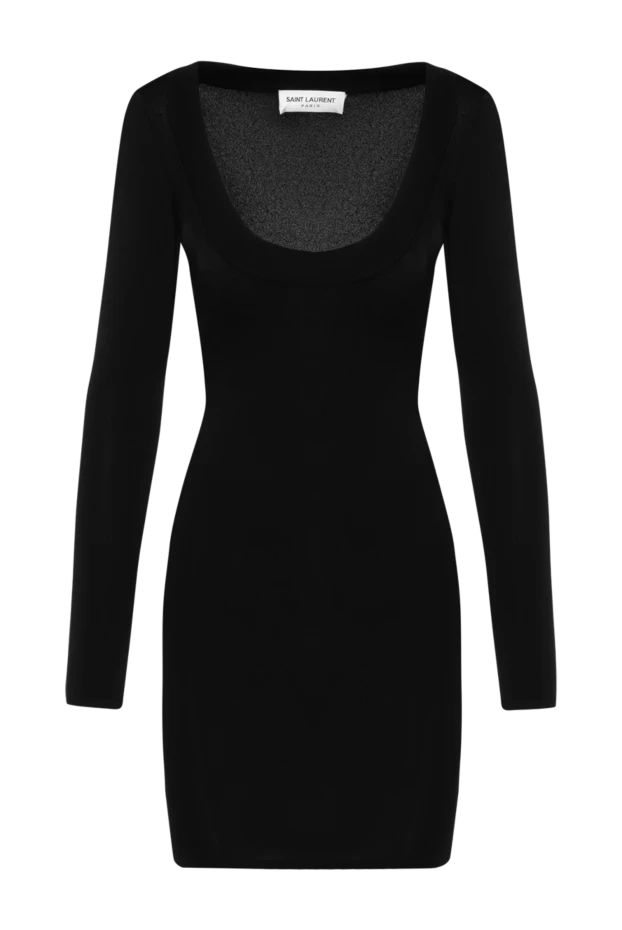 Black dress with a neckline