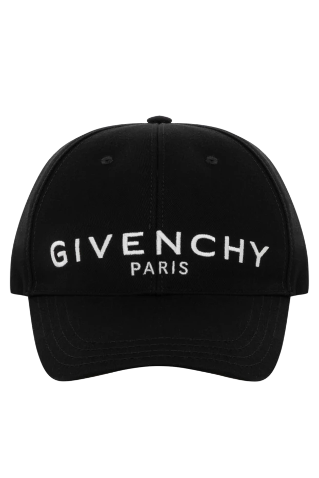 Givenchy кепка мужская черная из хлопка и акрила 180745 - фото 1